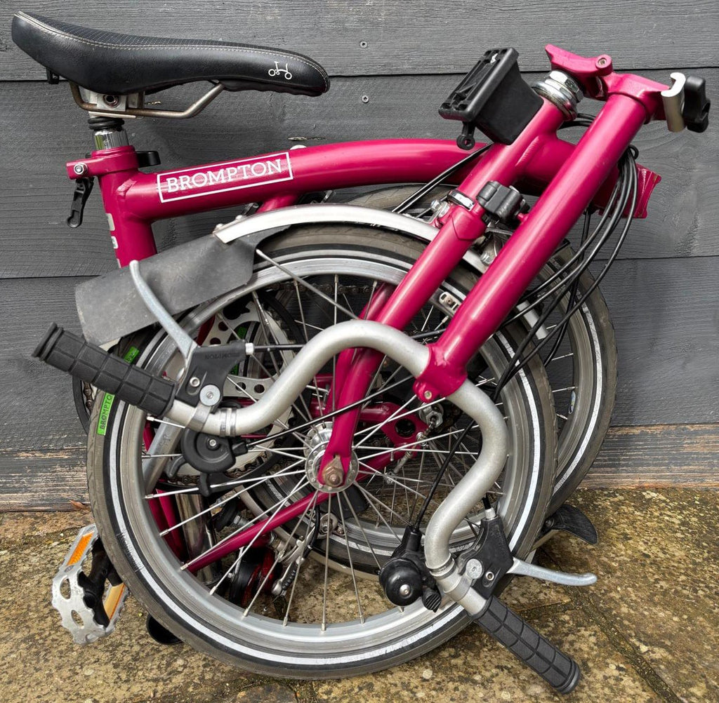 Brompton M6L C line equivalent Folding Bike 6 Speed - light leisure Used