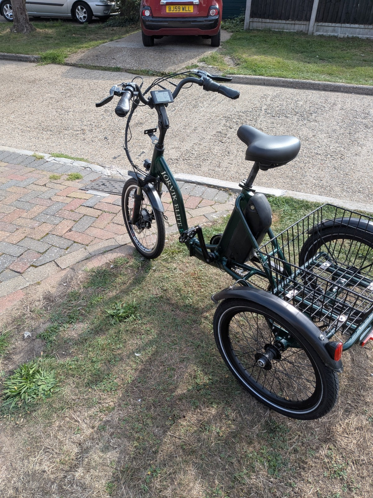 Jorvik JET-E Elite Folding Electric Tricycle,20"New Front motor, Serviced.L@@K