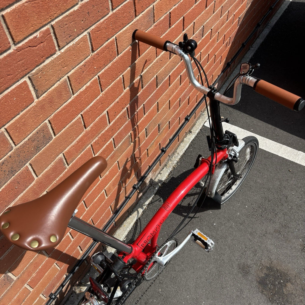 Brompton 2002 M6L Red 6 Speed BWR upgrade