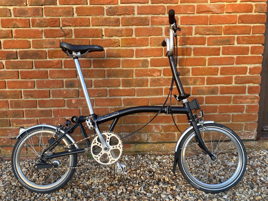 Brompton A Line 3-Speed Folding Bike with bag