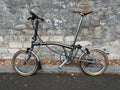 BROMPTON S2LX Superlight in raw lacquer with modifications