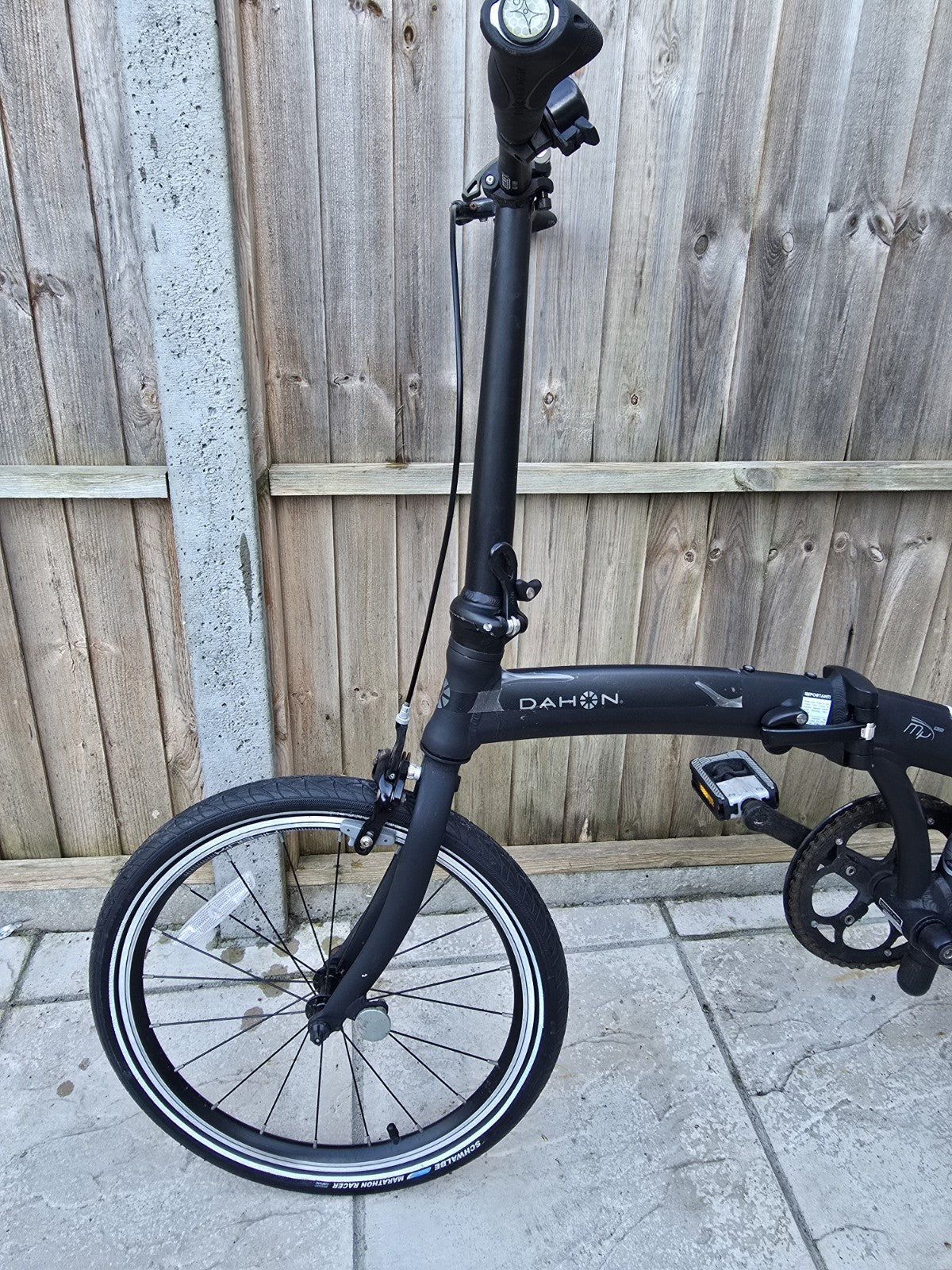 Dahon Mu Uno Black Folding Bike Single Speed