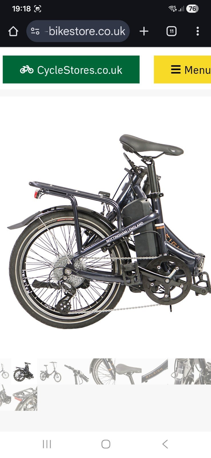 Raleigh Stow-E-Way Folding Bike