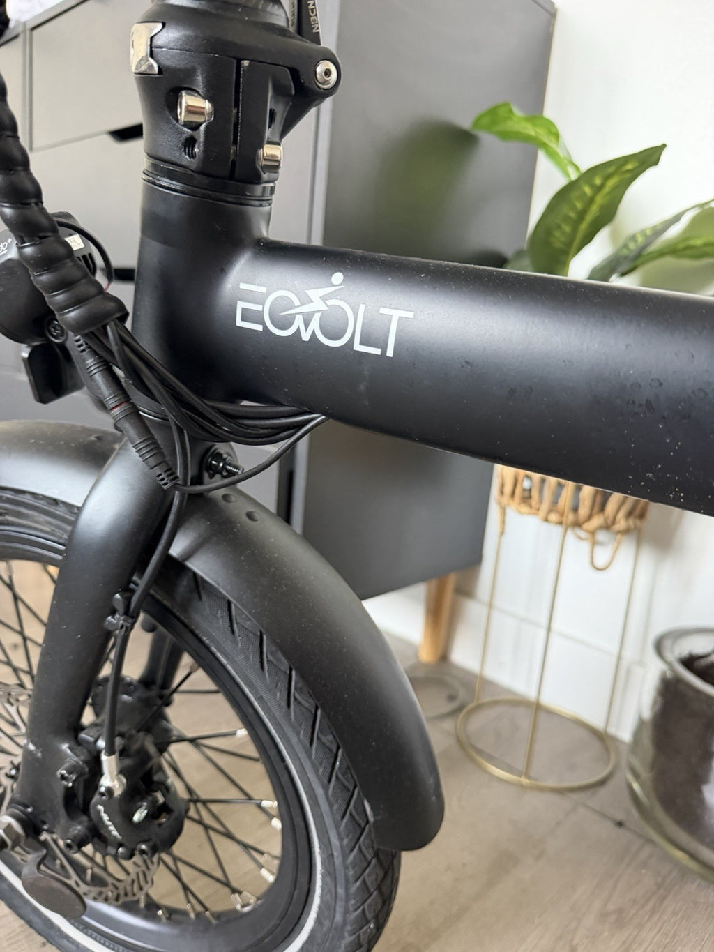 Eovolt 20'' Folding  Bike Black