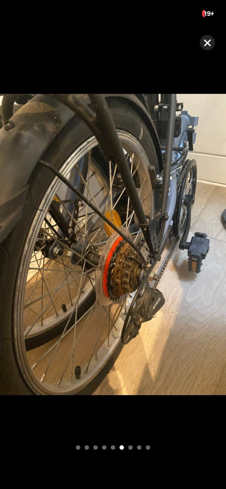 Decathlon BTWIN Tilt 120 Grey Folding Bike with Pannier & Bike Accessories