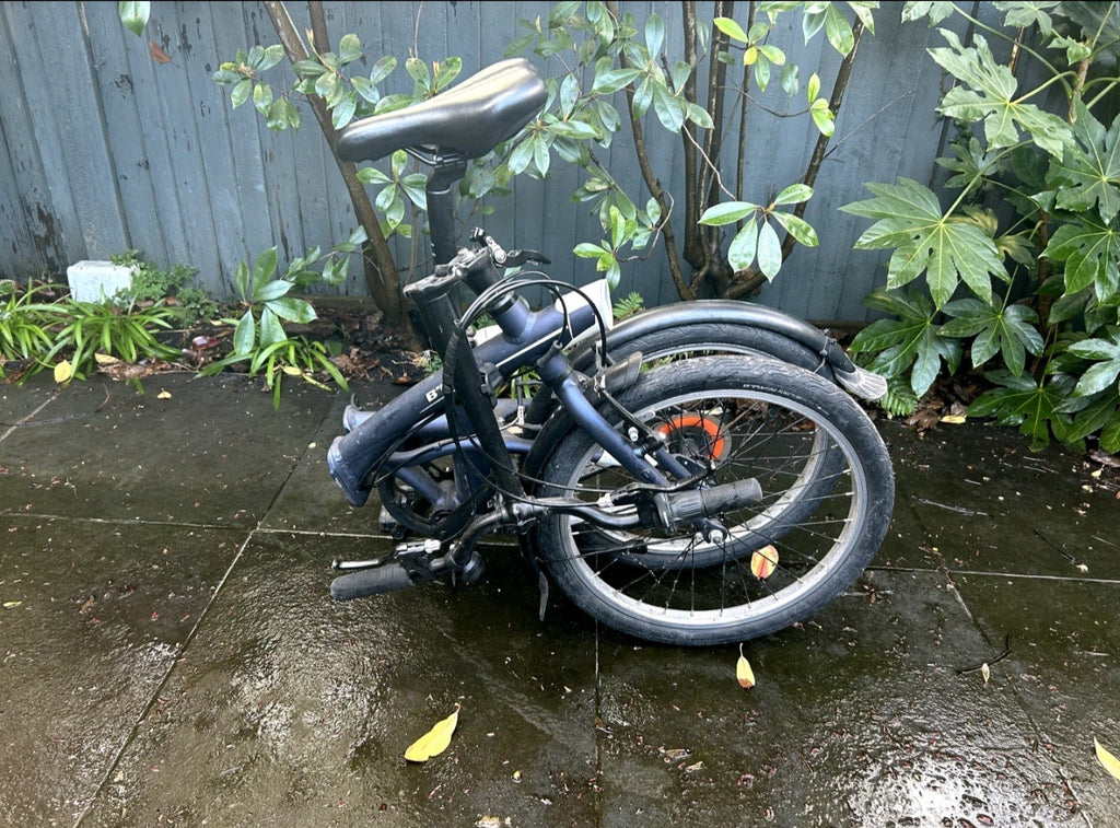 BTWIN TILT 500 | Foldable Bike | Blue