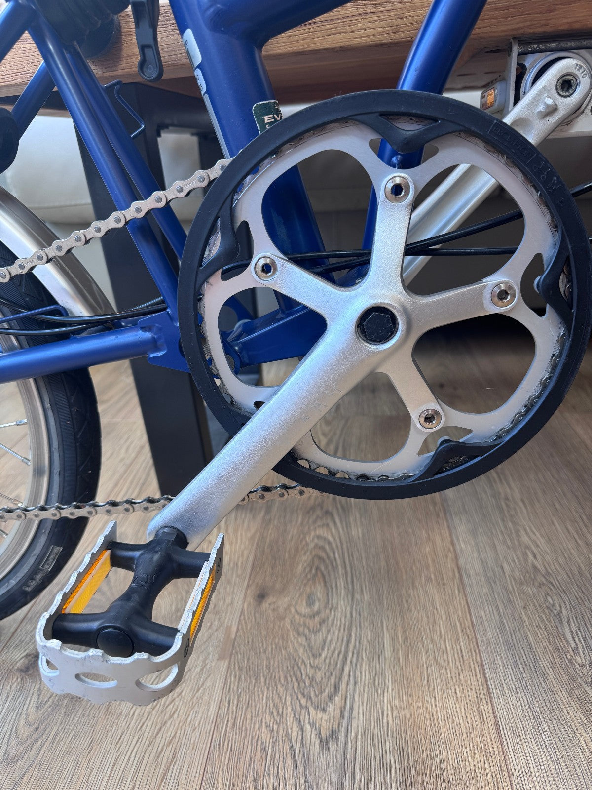 Brompton Folding Bicycle  - Blue - Original Paperwork included - Nice Condition!