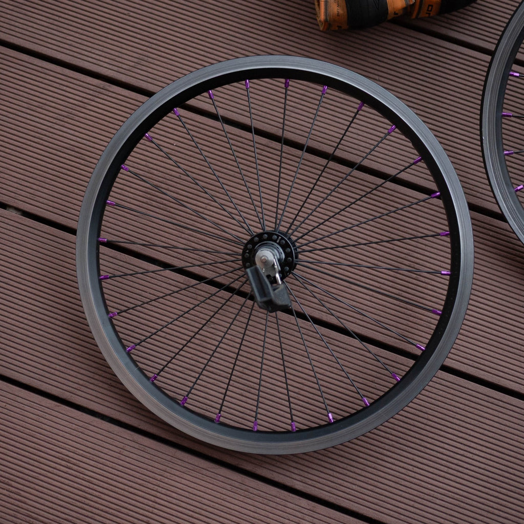 Brompton 1/2 speed Black Edition Superlight Wheelset Schwalbe One Tan Wall