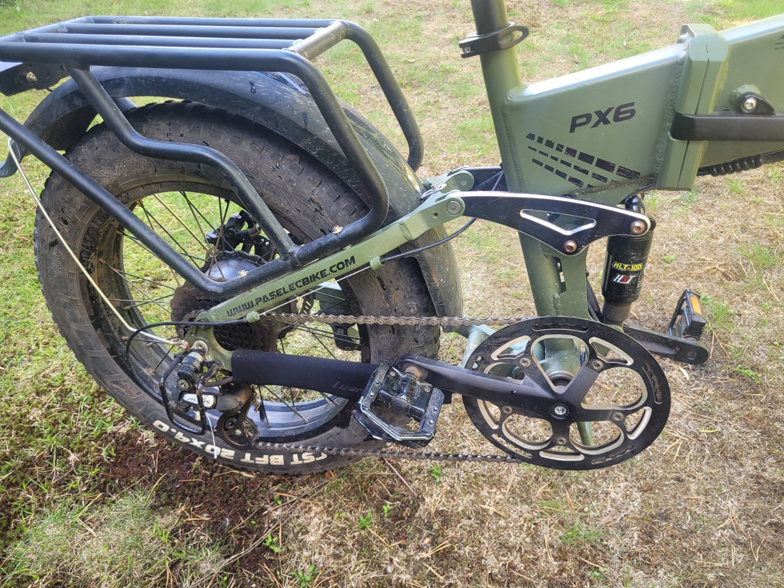 Paselec PX6 Folding Bike - Suspension, Charger, x2 Keys, Spare Motors