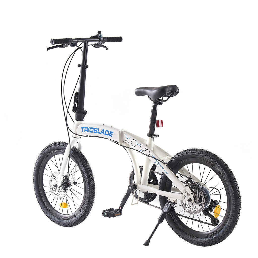 Folding Bicycle 20 Inch Bikes for Adults 7-Speed Variable Foldable City Bicycle