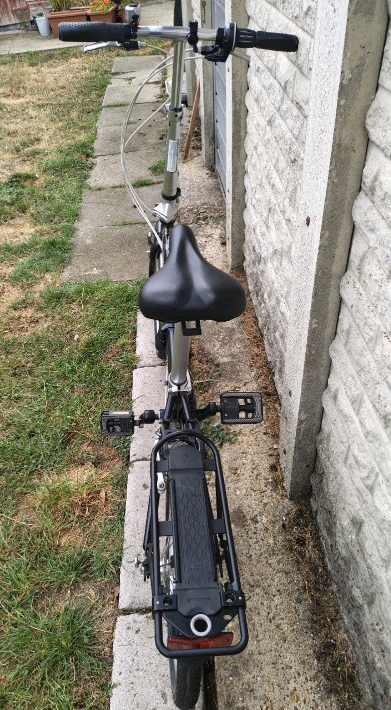 Used Dahon Speed Folding Adult Commuter Bike - 7 Gears Grey Finish
