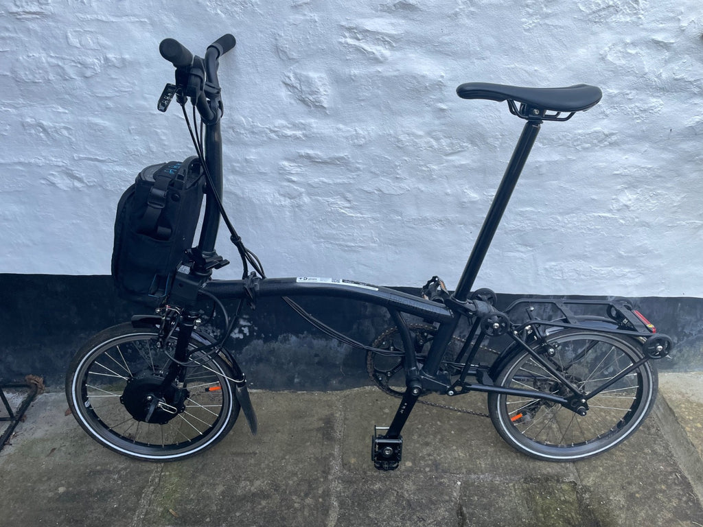 BROMPTON P LINE 4 SPEED E FOLDING BIKE