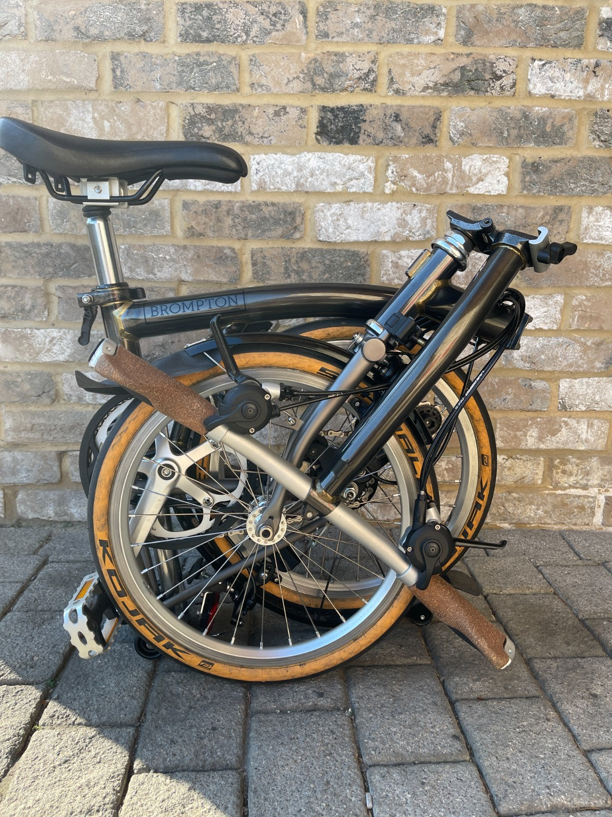 Brompton Raw Lacquer Superlight - Titanium - RARE S6L-X WORLD POSTAGE - STUNNING