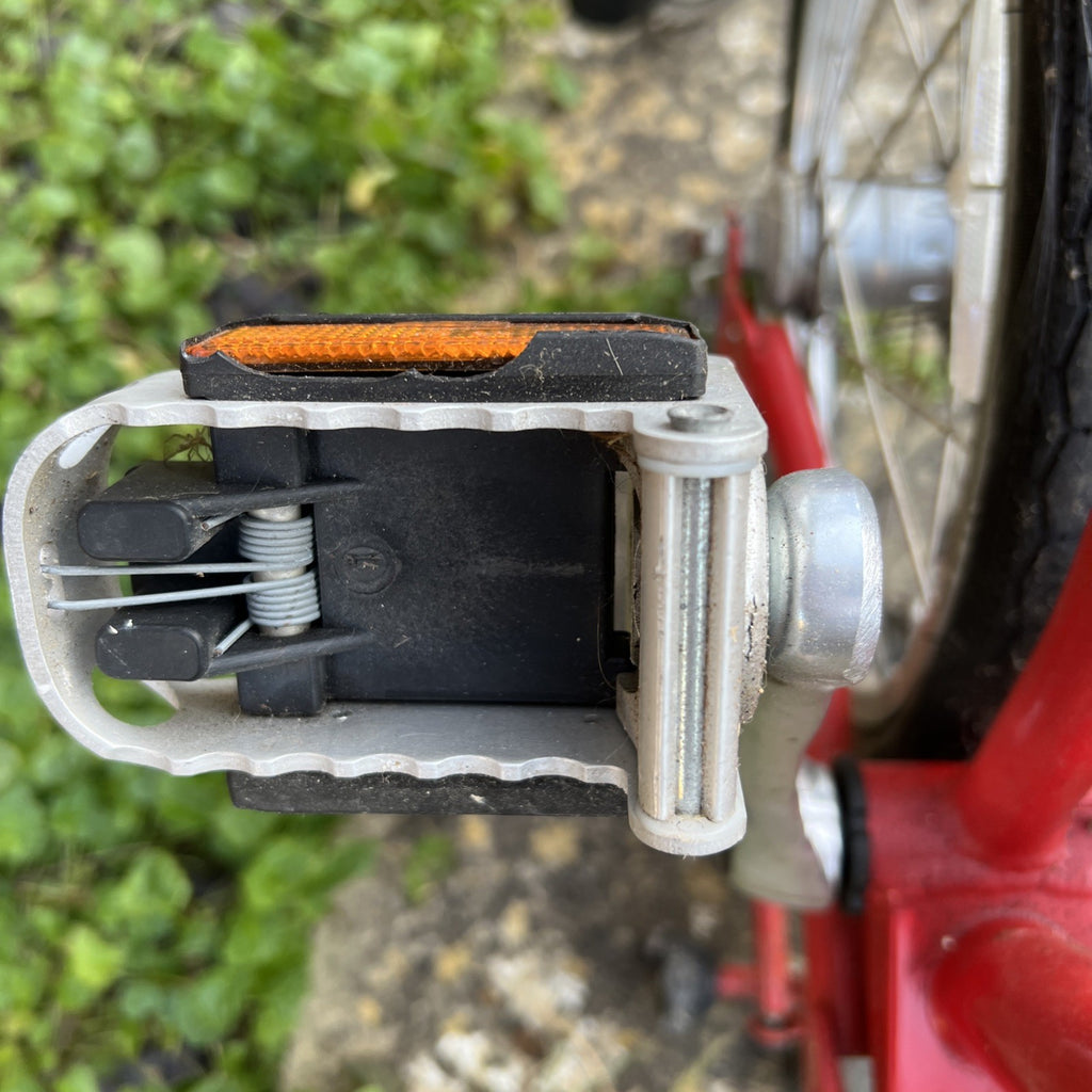 Brompton Bike Red.  Model L3.   Year 2004.  Poor Condition .