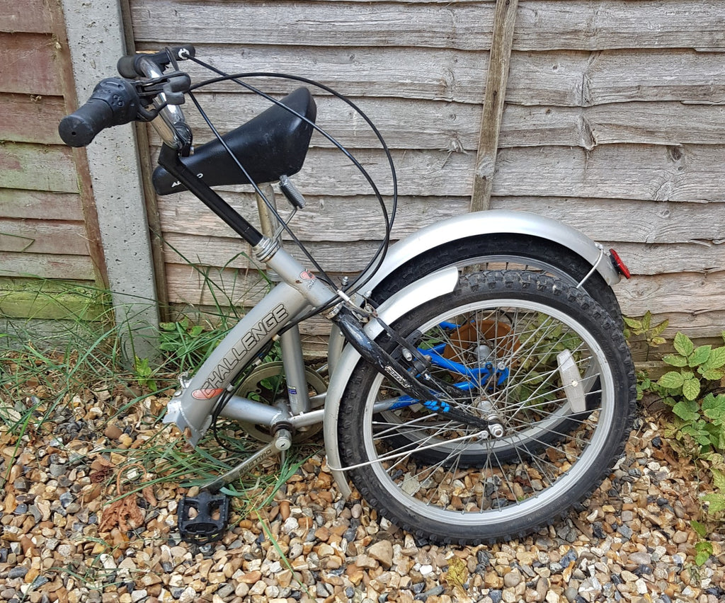 Challenge Folding Shopper Bike 6 Speed 20" Wheels Used Working
