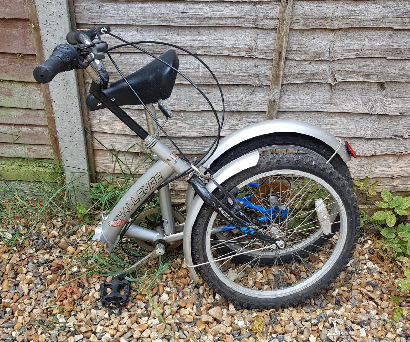 Challenge Folding Shopper Bike 6 Speed 20" Wheels Used Working