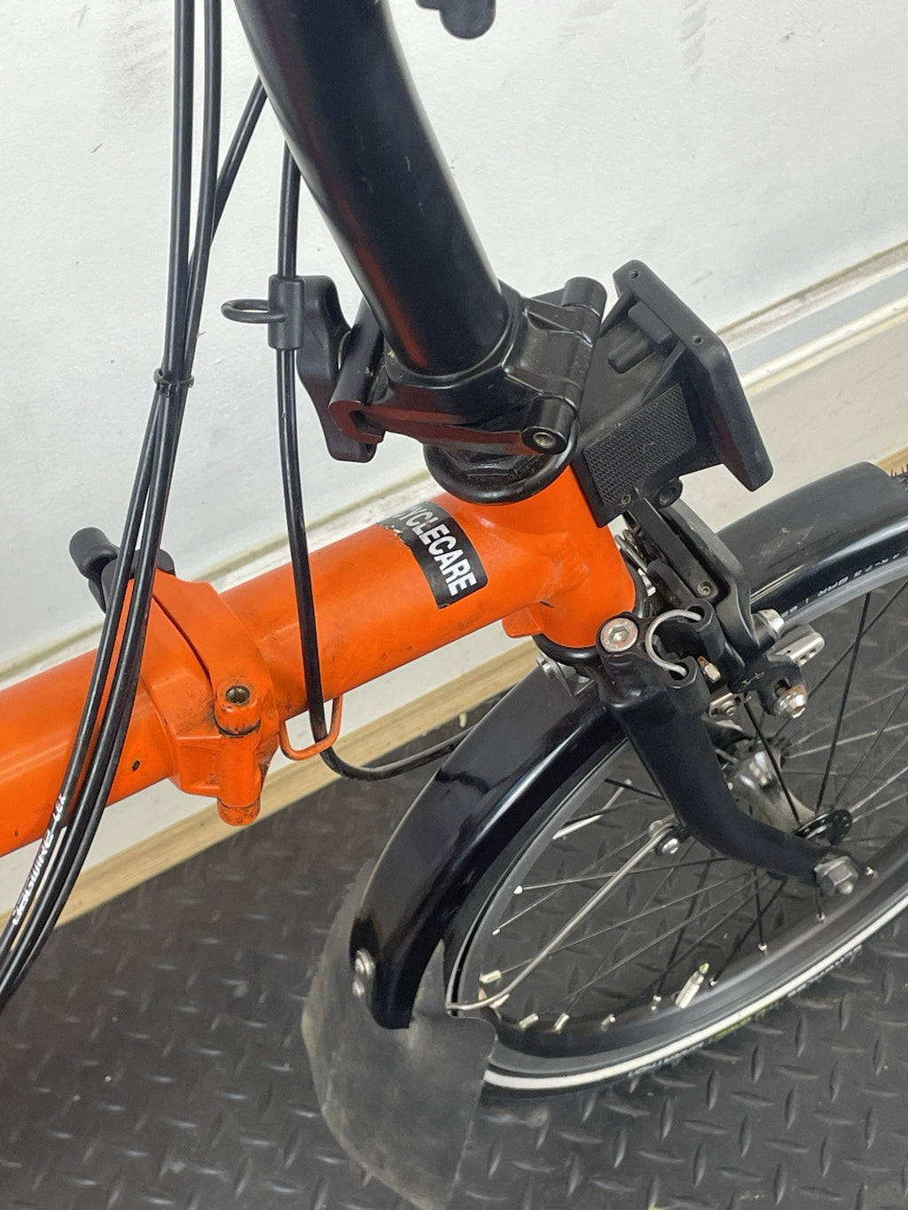 Brompton M6L Folding Bike - Orange