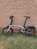 Brompton G Line Medium Folding Bike 8-Speed, Traildust White