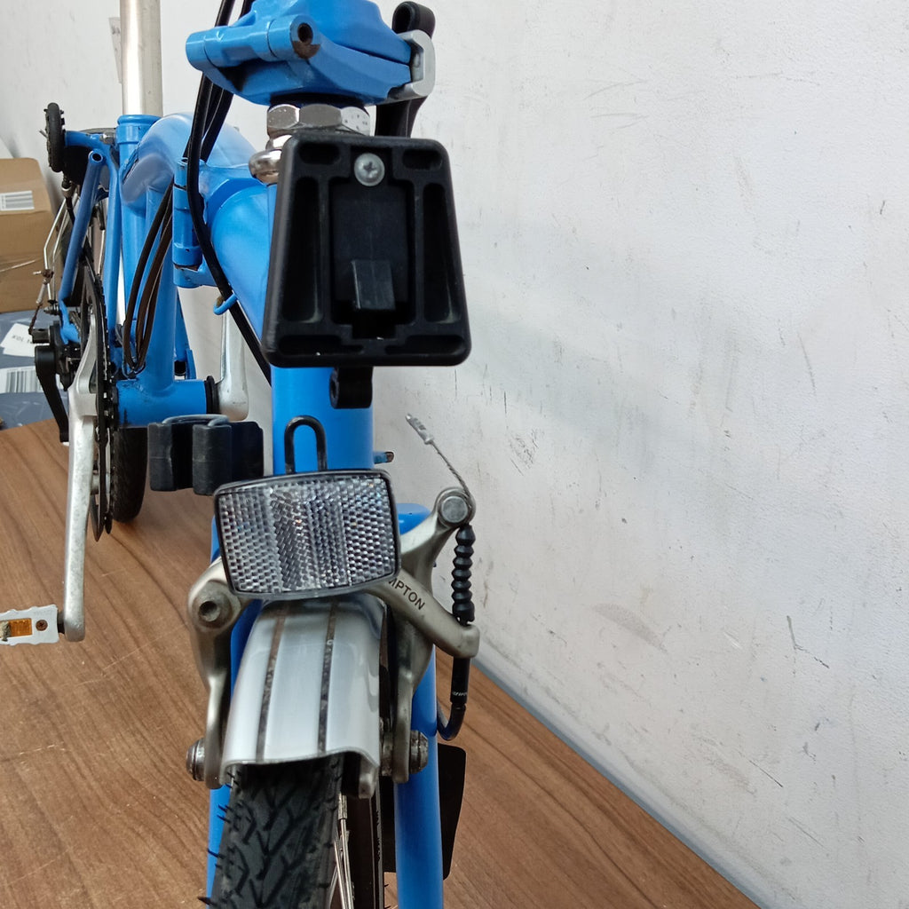 Brompton C Line M6L Folding Bike Arctic Blue 6 Speed Folding Bicycle