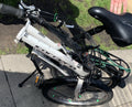 Carrera Transit Folding Bike 20" Aluminium Mudguards Rack White Black