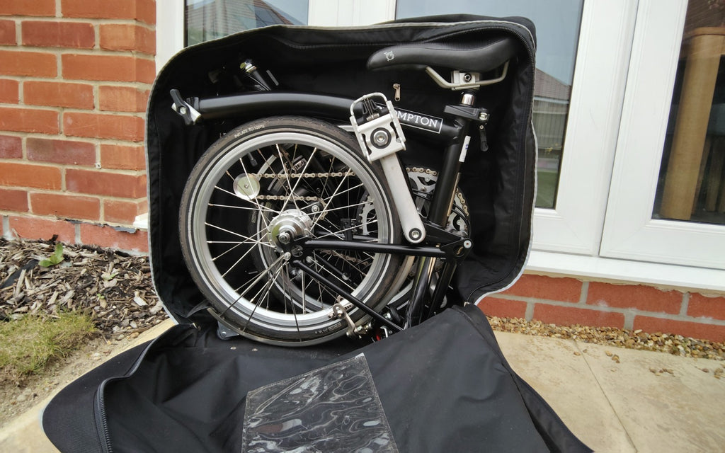 Brompton M3L Folding Bicycle with Reinforced Carry Bag