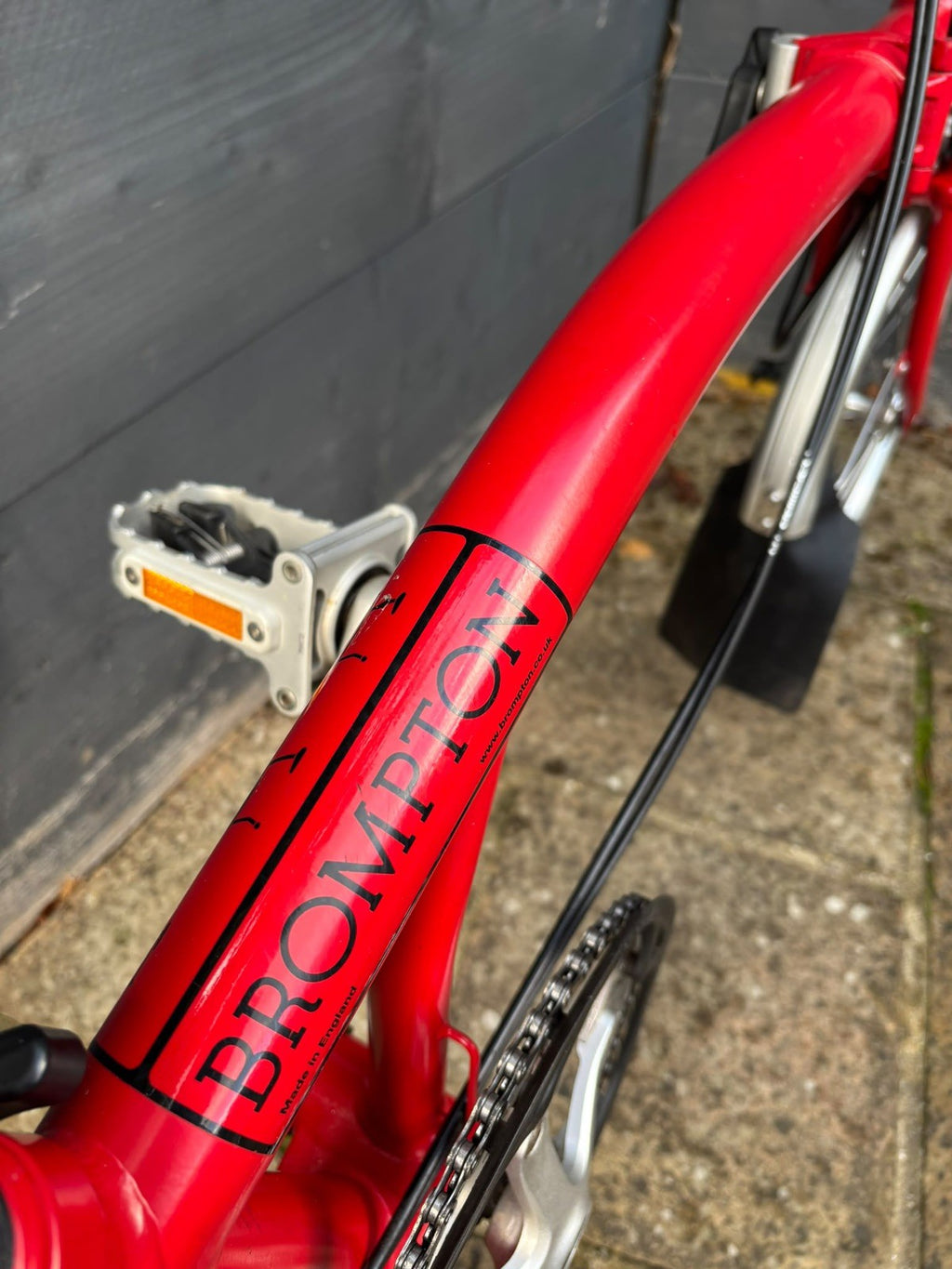 Brompton S2L Folding Bike 2 Speed C Line Urban Low in Red
