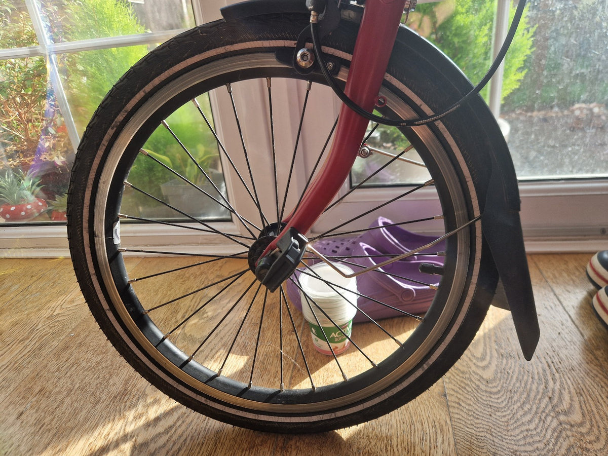 Brompton Folding C Line Bike 6-Speed, Red