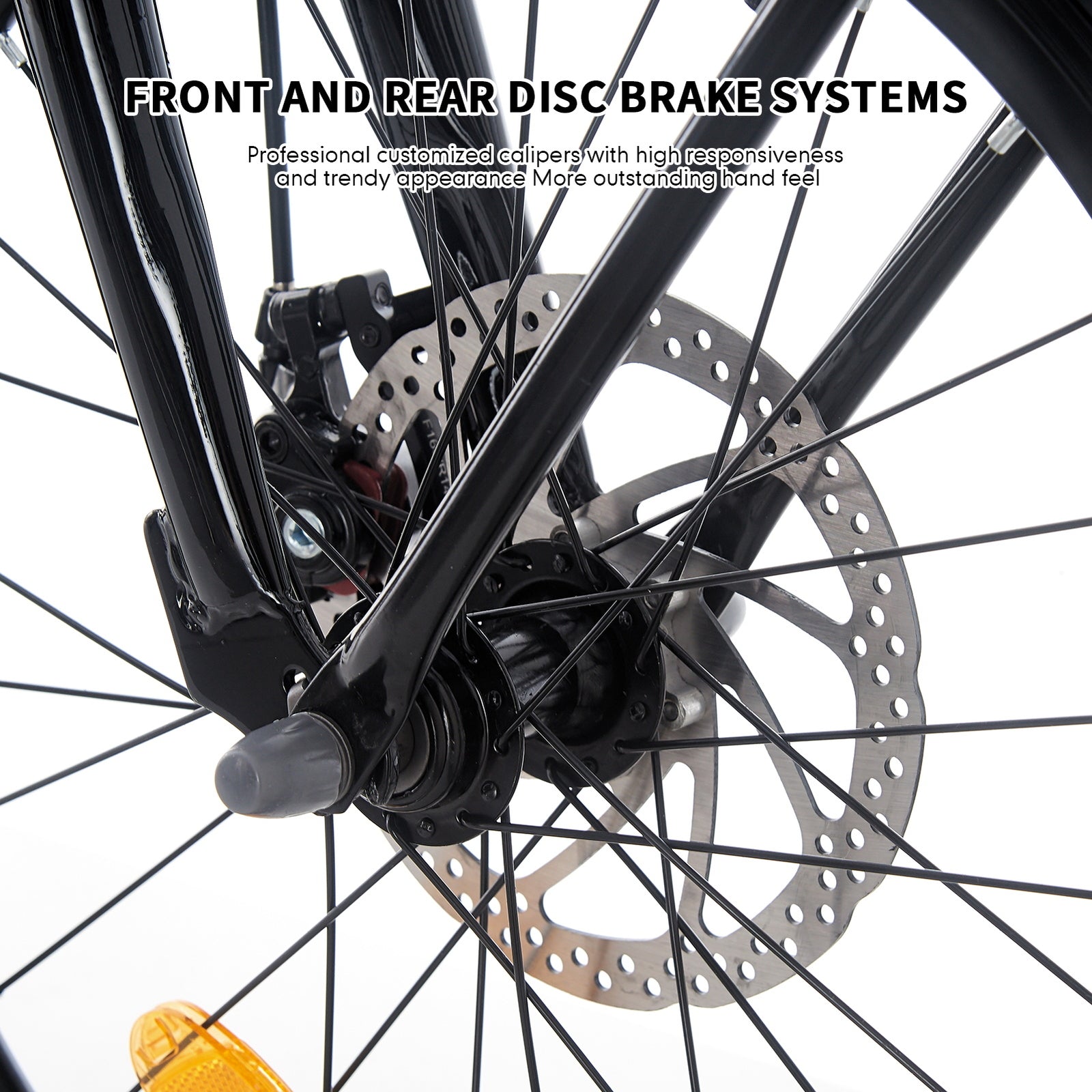 Folding Bicycle 20 Inch Bikes for Adults 7-Speed Variable Foldable City Bicycle