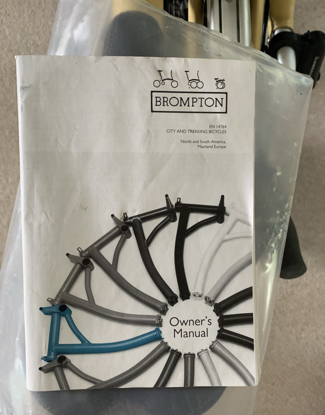 Brompton M6R C line equivalent Folding Bike 6 Speed + Lower Gearing 46T