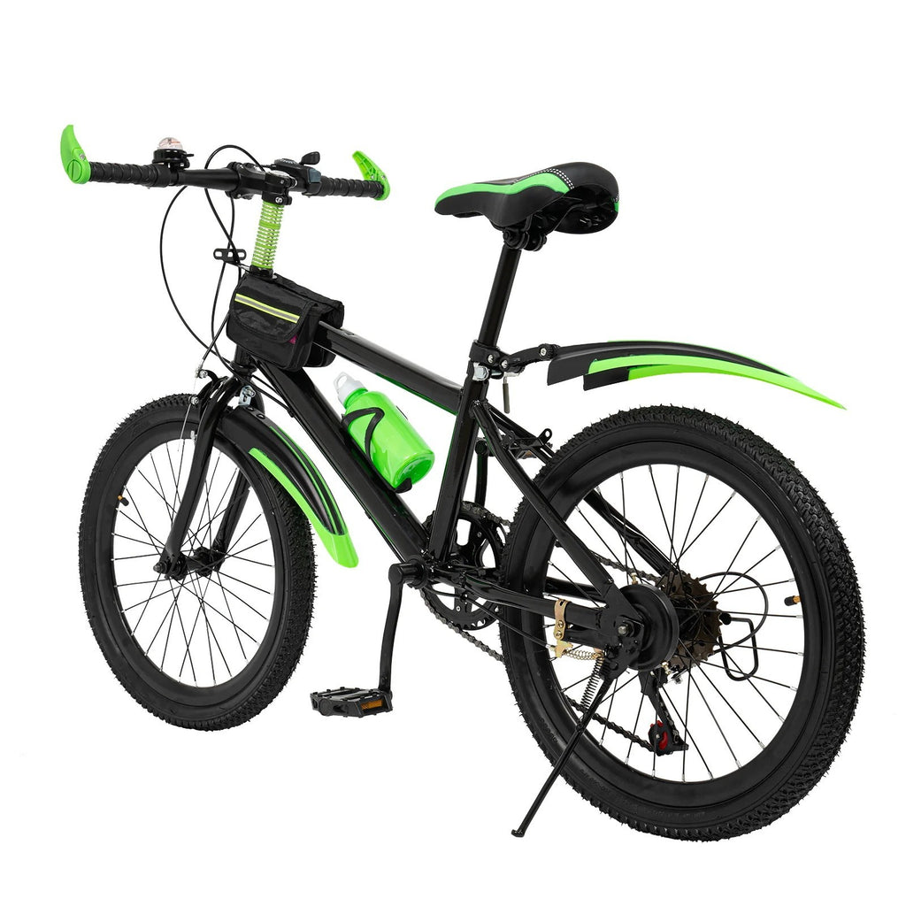 20 Inch Bike for Adult & Kids Folding Mountain Bike 7 Speed Disc Brakes Bicycle