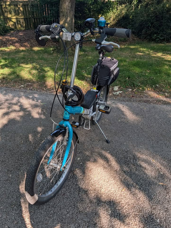 Blue Compass Northern Folding Bike Bicycle 6 Speed 20" Wheels Easy Storage