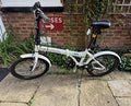 CROSS CRF 300 Folding Bike 20in 6-Speed Mudguards Kickstand White
