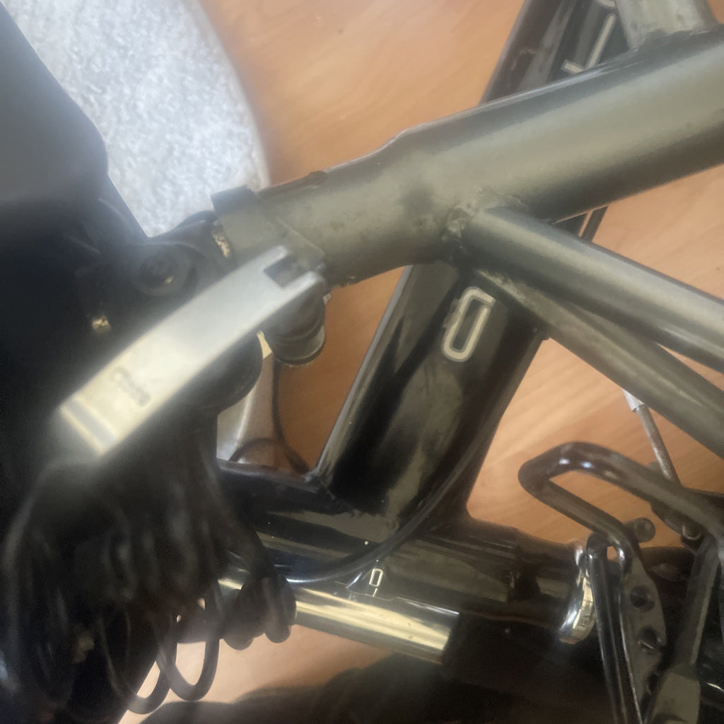 Apollo Folding Bike  Silver/Black