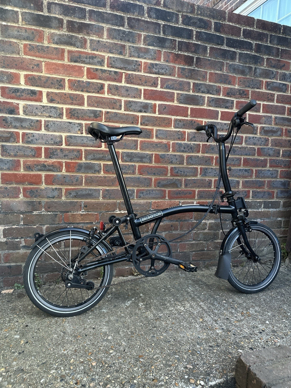 2024 Brompton C Line Explore, 6-speed, Black, High Handlebar