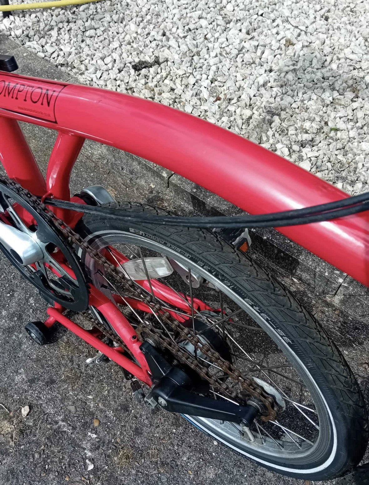 Brompton M3E Folding Bicycle 2011 Excellent Condition Red