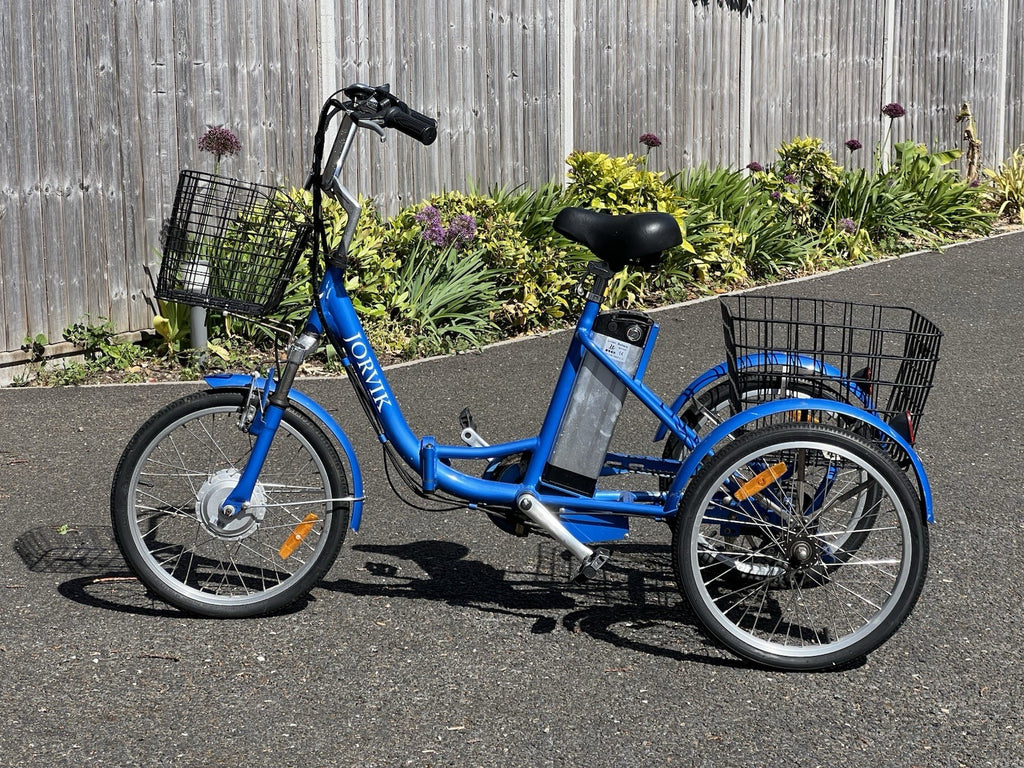 Jorvik Folding  Tricycle :  Blue : 20in