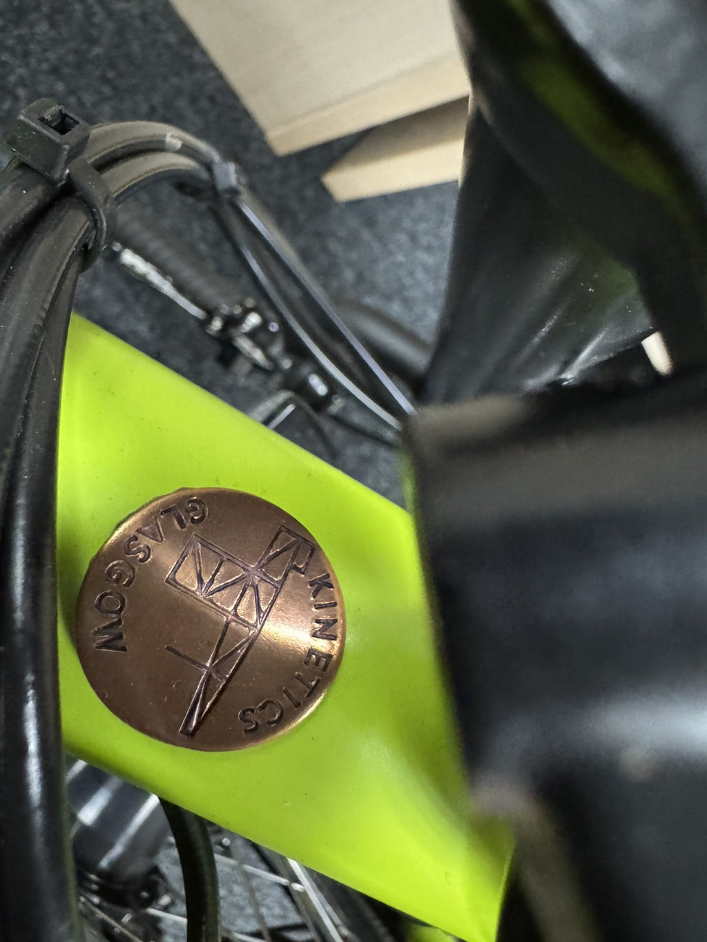 BROMPTON M6R WITH ROHLOFF CONVERSION BY KINETICS OF GLASGOW, FULLY CUSTOMISED