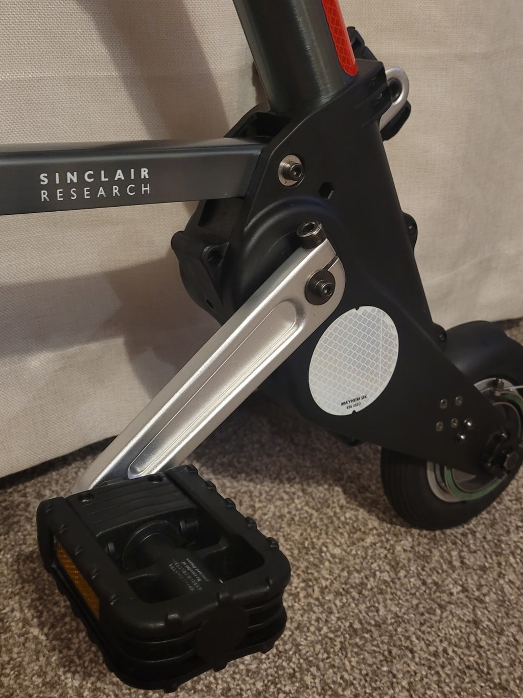 Genuine Sinclair Research A-Bike folding bike with original Bag & Paperwork