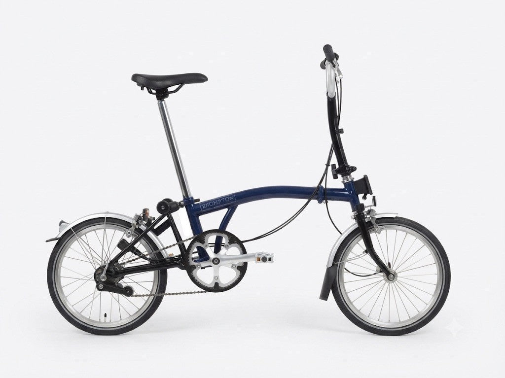 Brompton M3L Folding Bike - Blue - UK DELIVERY