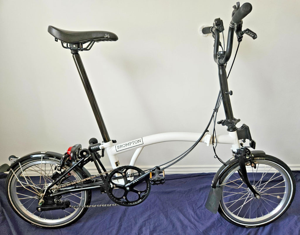 Brompton M6L - 6 Speed - C Line - Mid- White