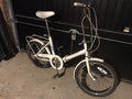 Raleigh Compact folding bike. 20 inch wheels. Suitable for renovation or parts.