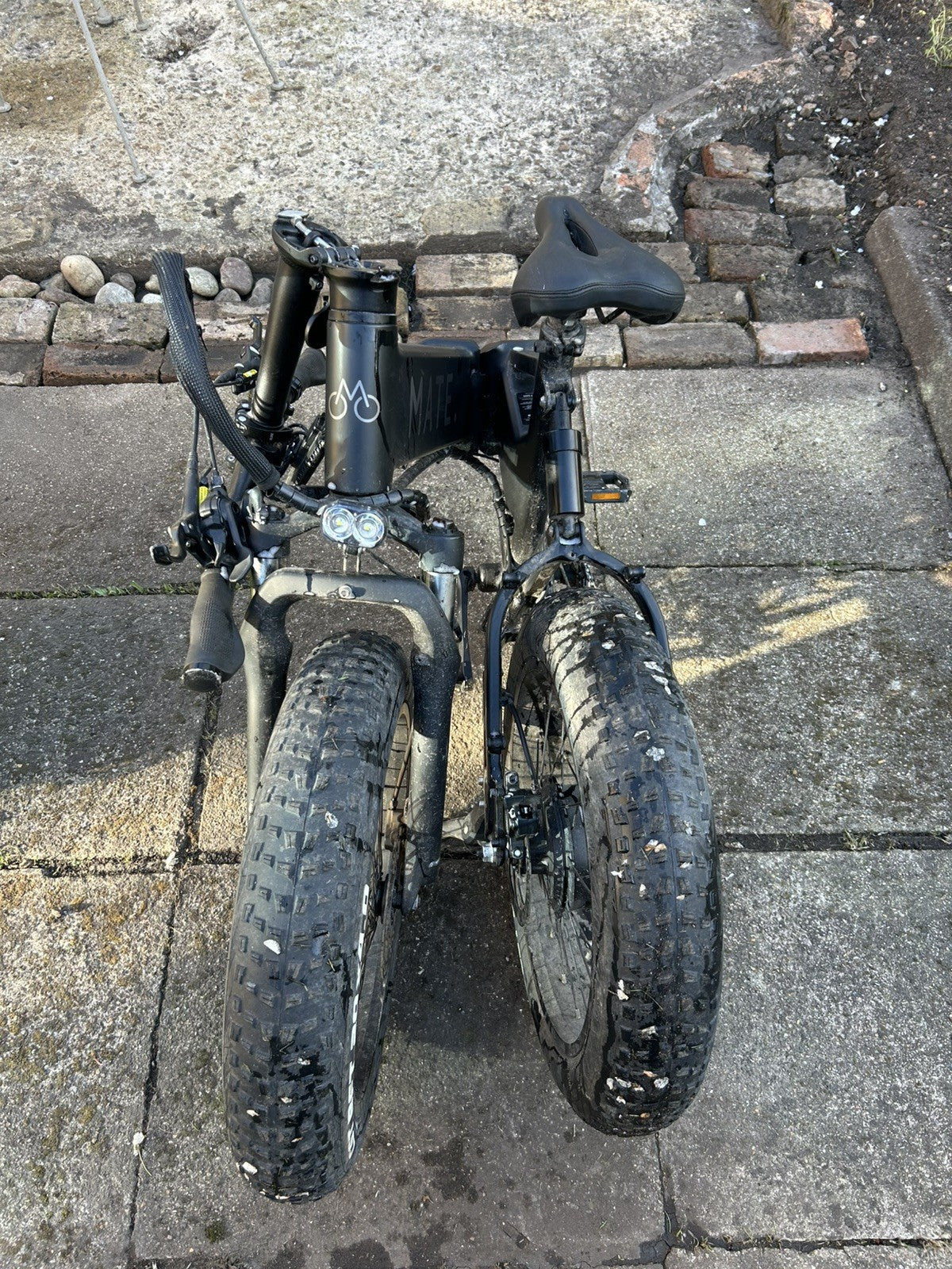Mate X  750 Black. On road and off road. Folding bike