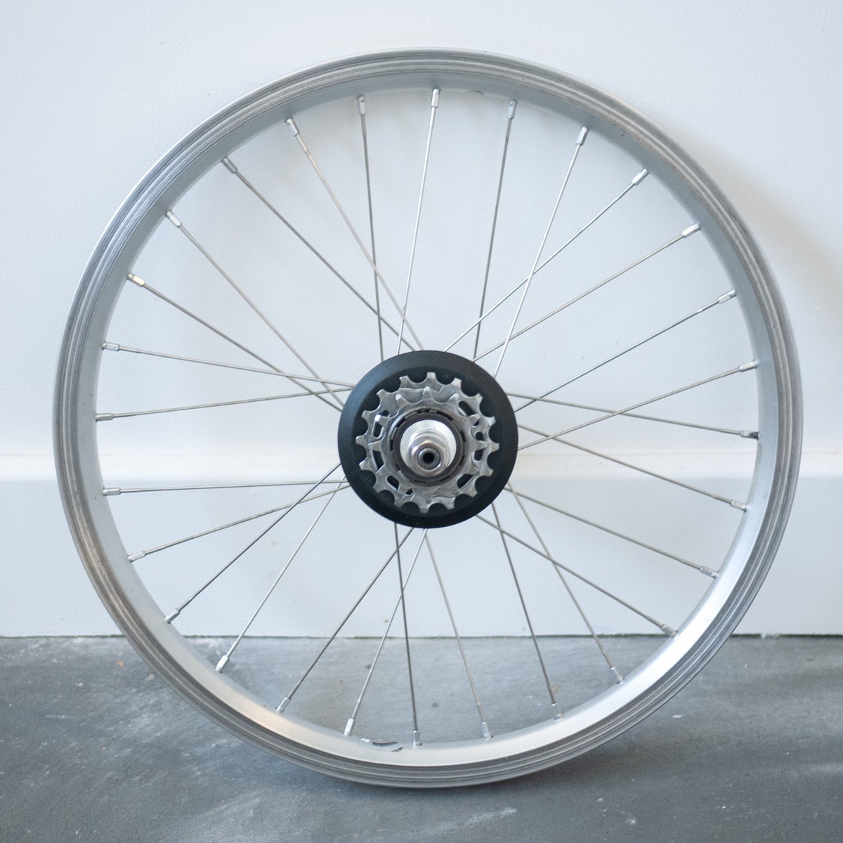 Brompton 2 Speed Front Wheel Rear Wheel Superlight Double Butted Silver  E Hook