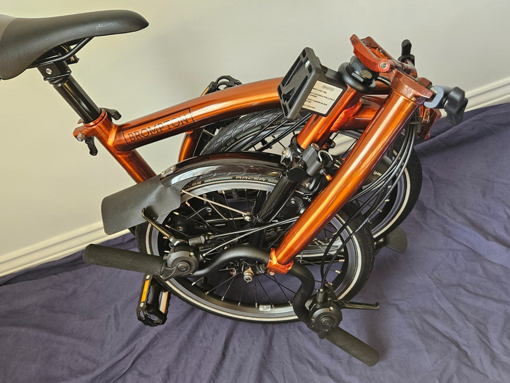 Brompton M6LX Superlight Titanium 6 Speed Flame Lacquer Excellent Condition