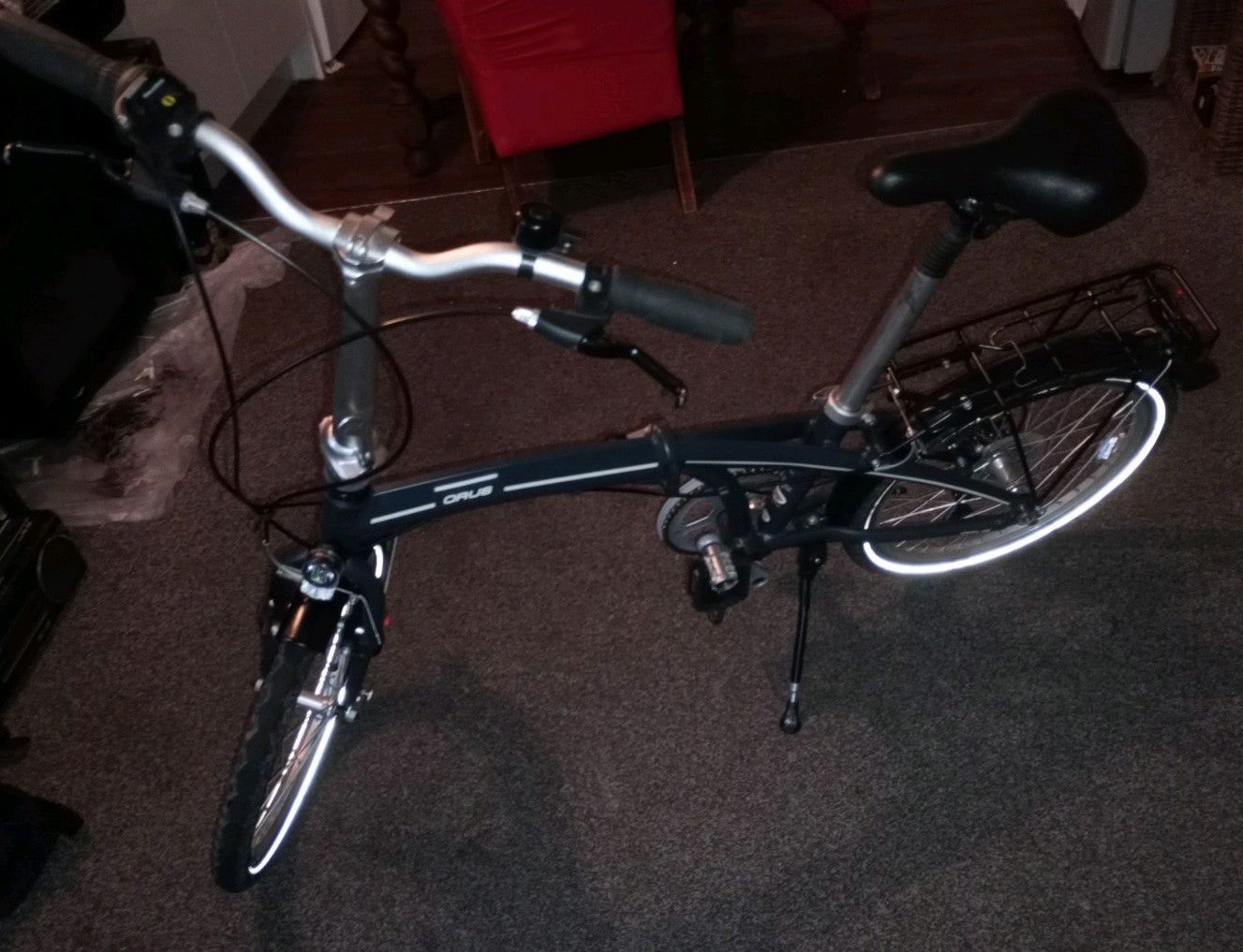 ORUS folding Bike + lock & key