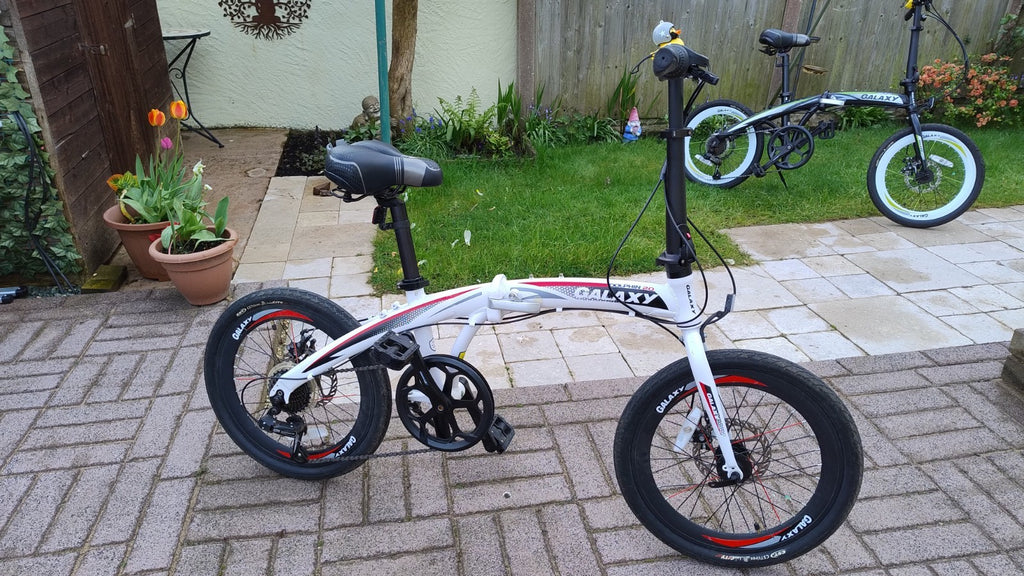 20" Lightweight Folding Bike 7 Speed Gears And Dual Brake Discs