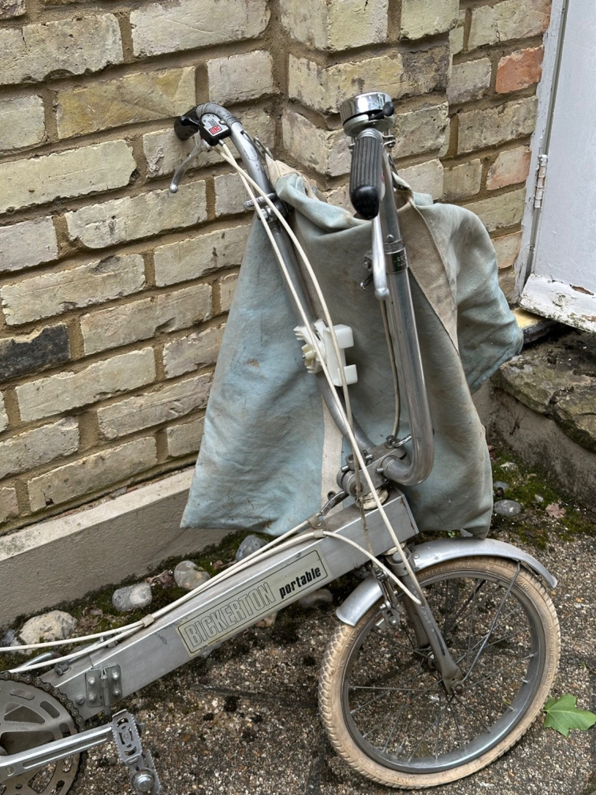 Vintage Bickerton Folding Bike One Previous Owner From New 3 Speed with Bag