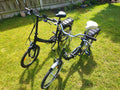 FOLDING BIKES HIS AND HERS both with Chargers and Keys