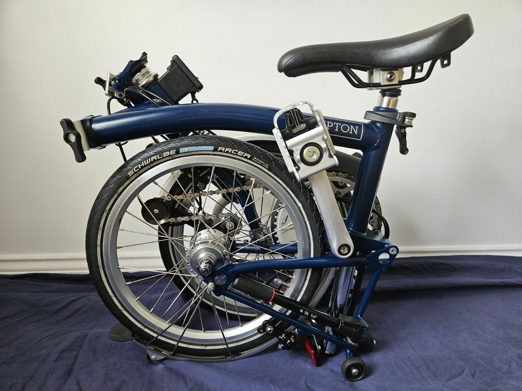 Brompton M3L - 3 Speed - C Line - Mid- Tempest Blue