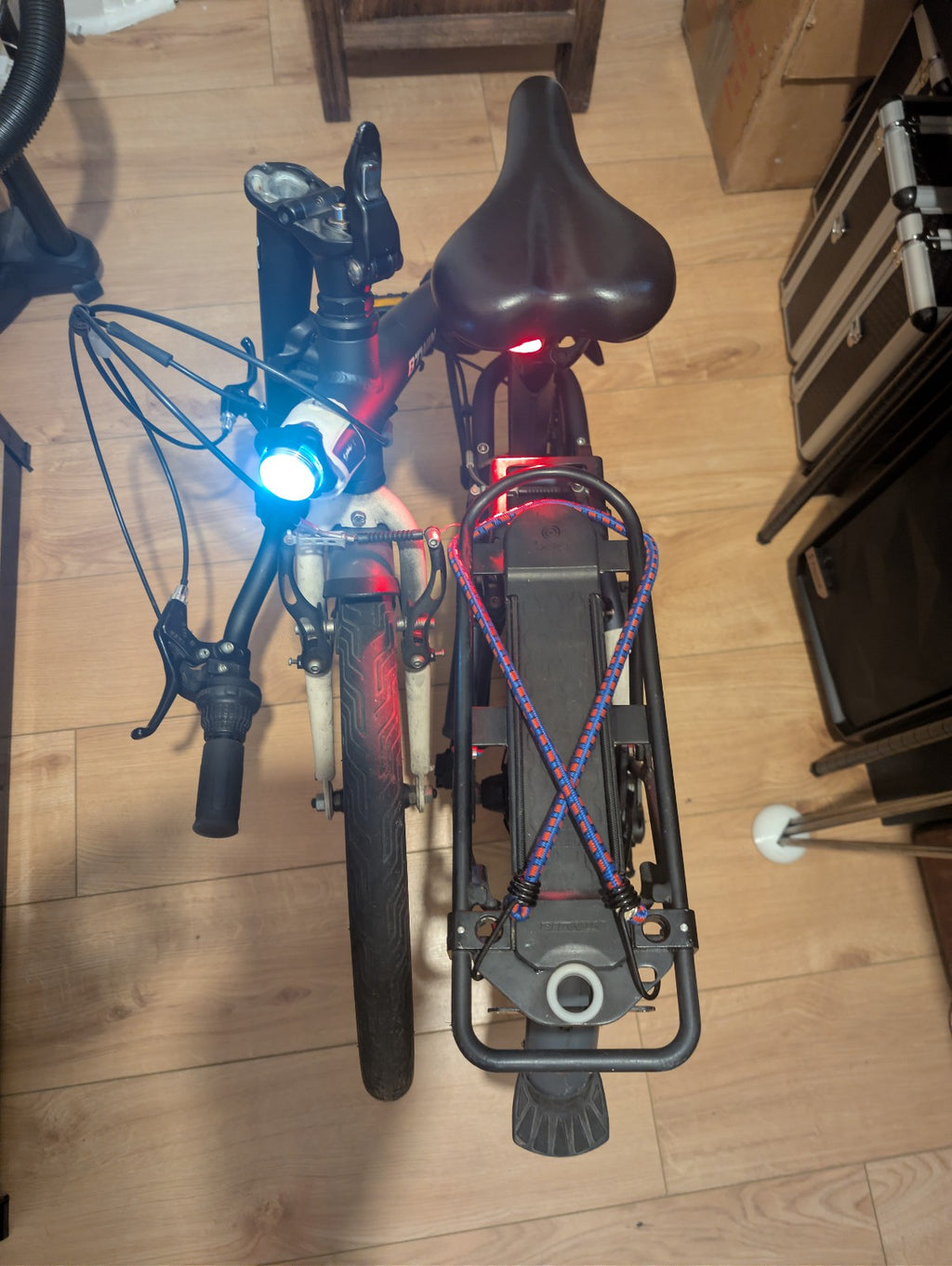 Folding bike B'TWIN Tilt 500 Decathlon Blue 12kg